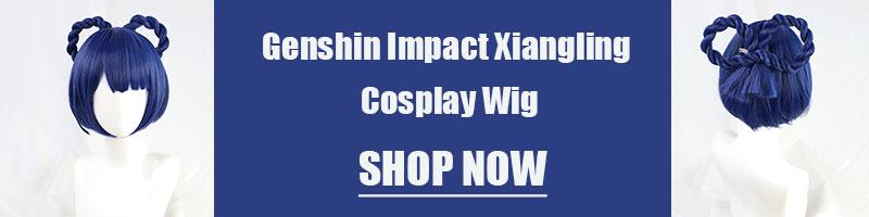 Spiel Genshin Impact Xiangling Cosplay Kostüm Spiel Genshin Impact Xiangling Cosplay Kostüm