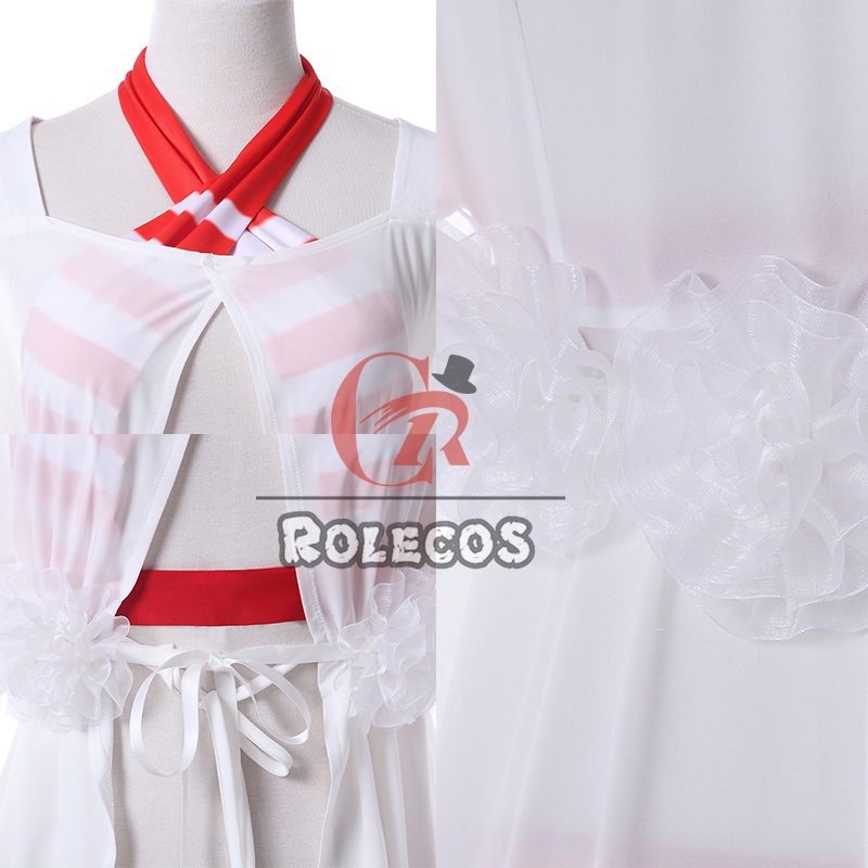 Fate Grand Order Nero White und Red Badeanits-Spiel Cosplay-Kostüme Schicksal Grand Order Nero White und Red Swimsuit Game Cosplay-Kostüme