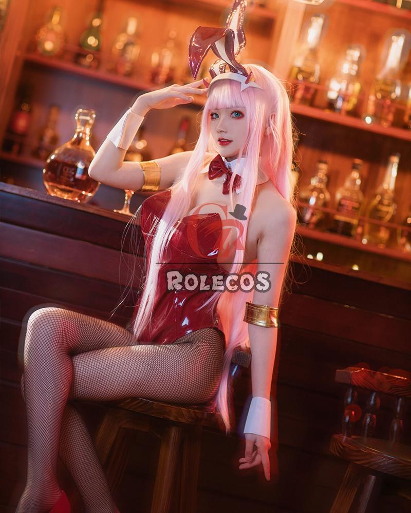 Darling in der Franxx Anime Cosay Costumes 02 Null Two Bunny Bunny Mädchen Cosplay-Kostüm 