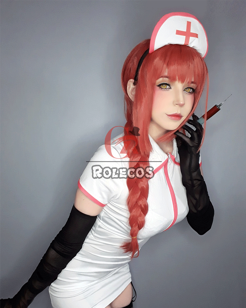 Chainsaw Man Power/Makima Krankenschwester Cosplay-Kostüm