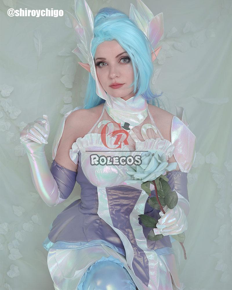 Lol Crystal Rose Zyra Cosplay Kostüm